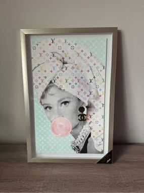 Art Print Audrey Hepburn 16x24 Oliver Gal "Glam Spa Star"